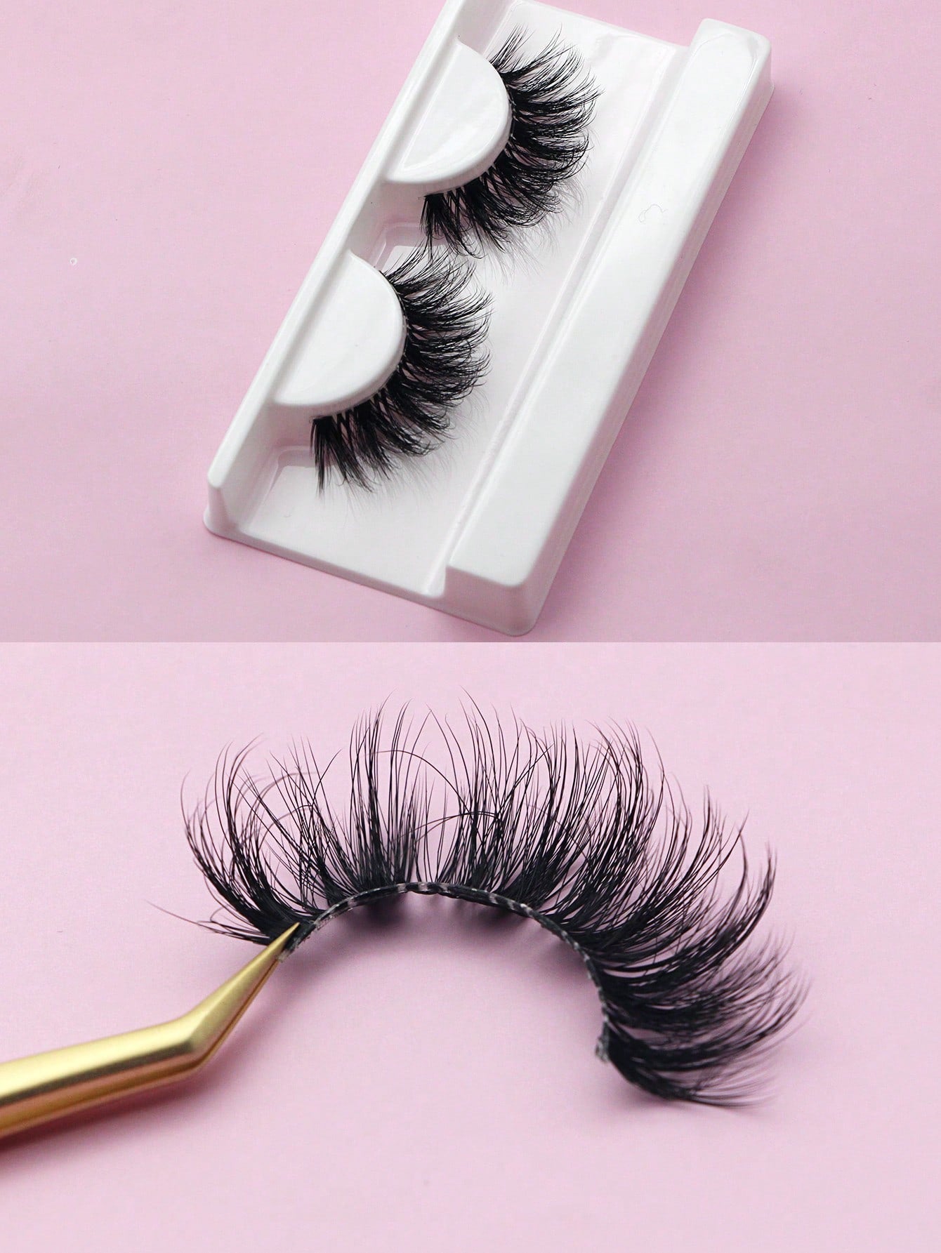 1 Pair 15Mm Eyelashes - Fluffy, Natural Curling Cute Eyelashes
